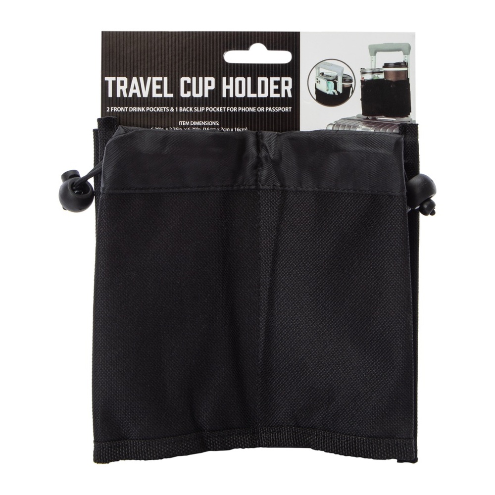 Travel cup holder (black)